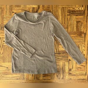 Chico’s Brown Long Sleeved T-shirt 0 4